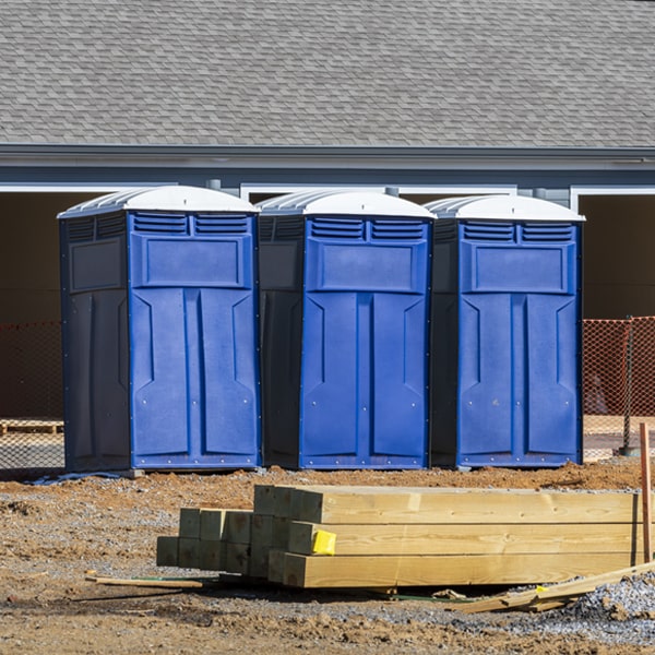 do you offer hand sanitizer dispensers inside the portable restrooms in Clarkrange